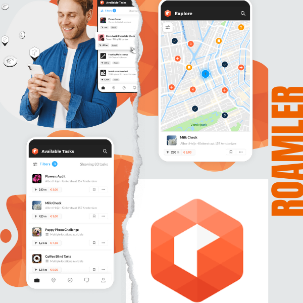 Collage Roamler. Opdracht periode 2 commerciële economie.